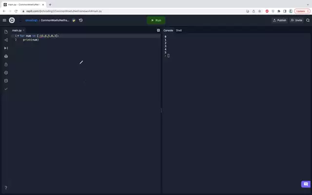 Calvin Huang - Python Loops