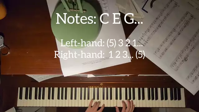 Piano - C Major Arpeggio